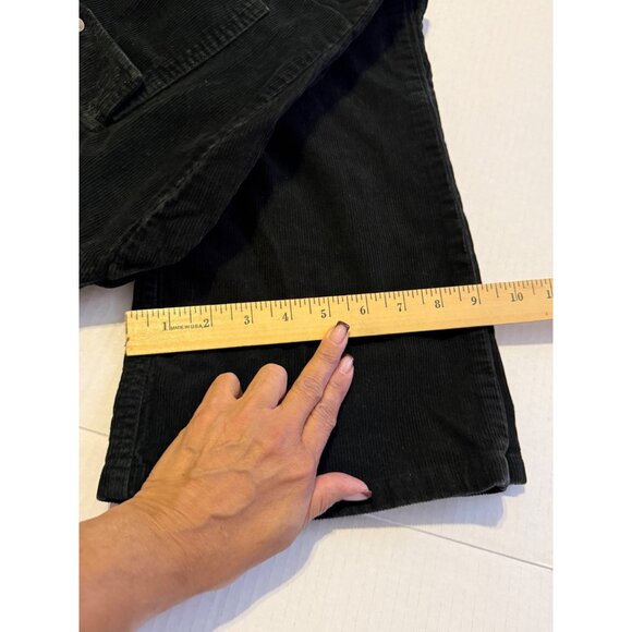Joie Black Corduroy Utility Cargo Pants 100% Cotton Size 6 - Picture 14 of 15